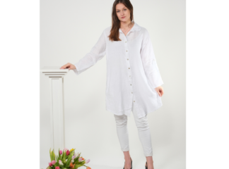 Pellavapaita SABRINA valkoinen