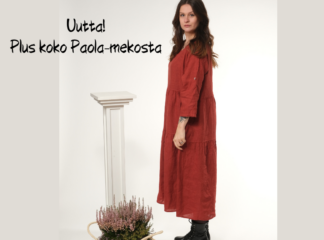 Pellavamekko PAOLA PLUS+ (useita värejä)