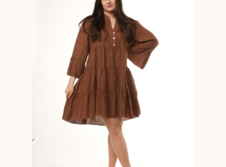 Pellavamekko DIANA (useita värejä) - kaneli