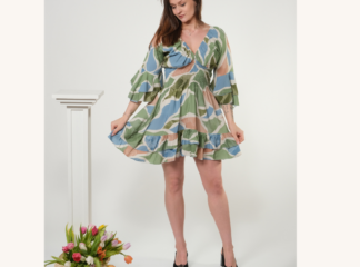 Pellavamekko IIDA vihreä (pieni koko)