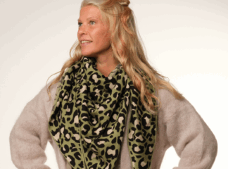 Kolmiohuivi LEO vihreä