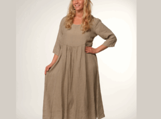 Pellavamekko MONA (useita värejä) - beige