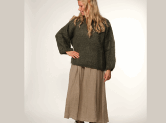 Neulepusero SUN mohair vihreä