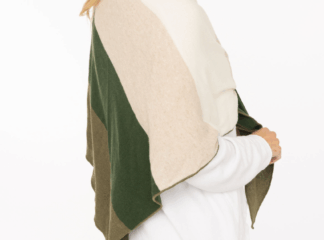 Kolmiohuivi RAITA vihreä