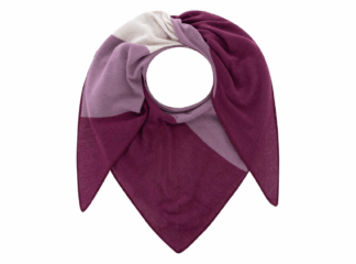 Kolmiohuivi RAITA viininpunainen
