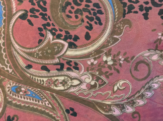 Huivi DAISY viininpunainen