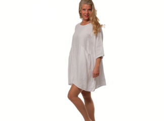 Pellavatunika RUBY (useita värejä) - valkoinen