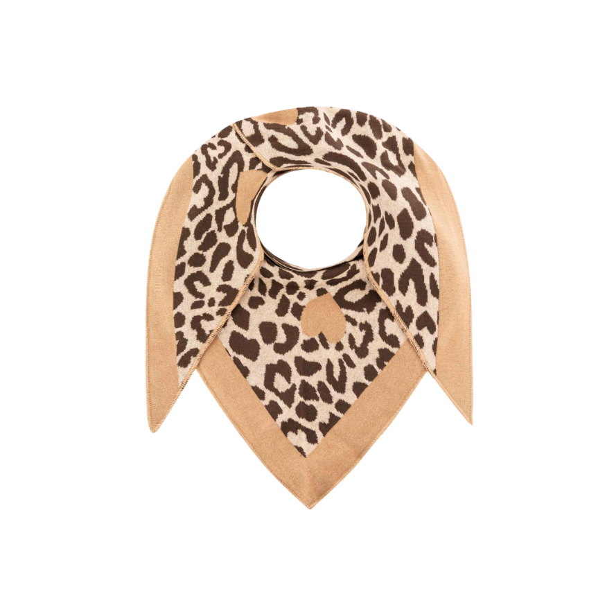 Kolmiohuivi LEO SYDÄN beige