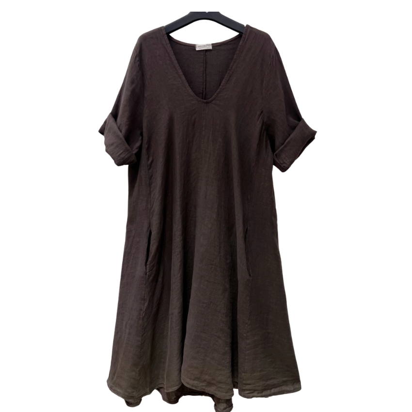 Pellavamekko BELLA (viisi väriä) - Image 3