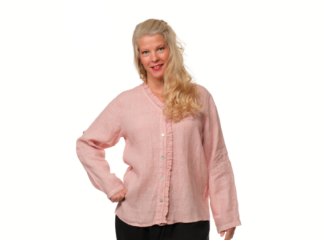 Pellavapusero GRACE roosa