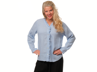 Pellavapusero GRACE sininen