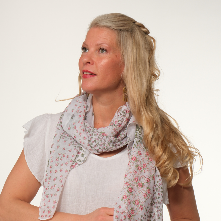 Huivi DAWN valkoinen