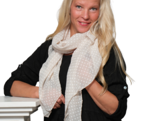 Huivi DOTS beige