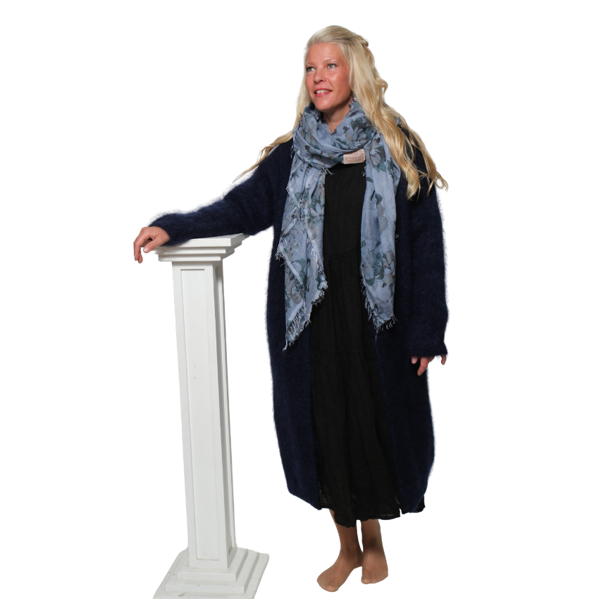 Neuletakki ELLEN mohair navy