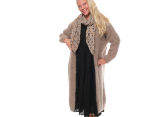 Neuletakki ELLEN mohair beige